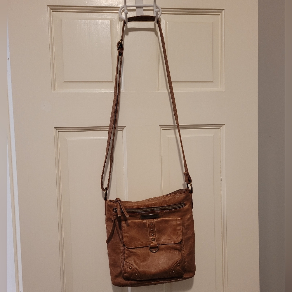 Stone Mountain Satchel Crossbody Purse, brown